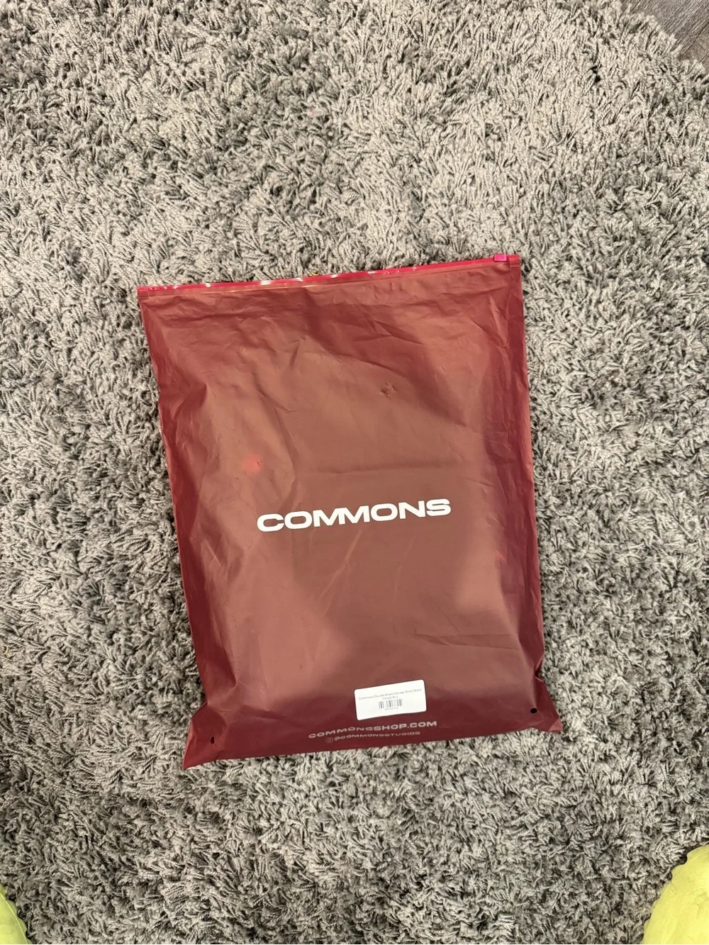 Commons Double Knee Canvas Short Black